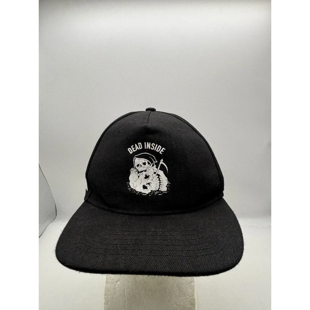 Lurking Class by Sketchy Tank Hat Dead Inside Grim Reaper Black Snapback Cap